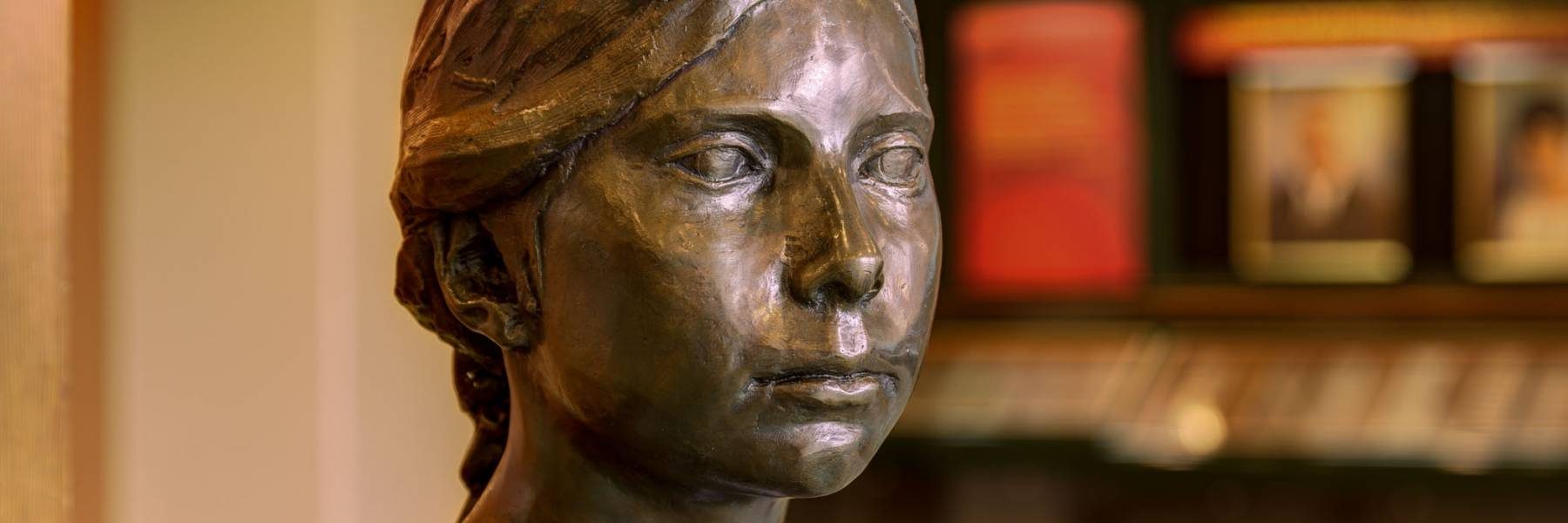 Bronze statue in Lobby