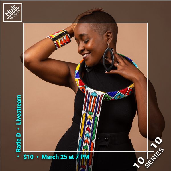 Graphic for the 101x10 series event with an image of RattieD