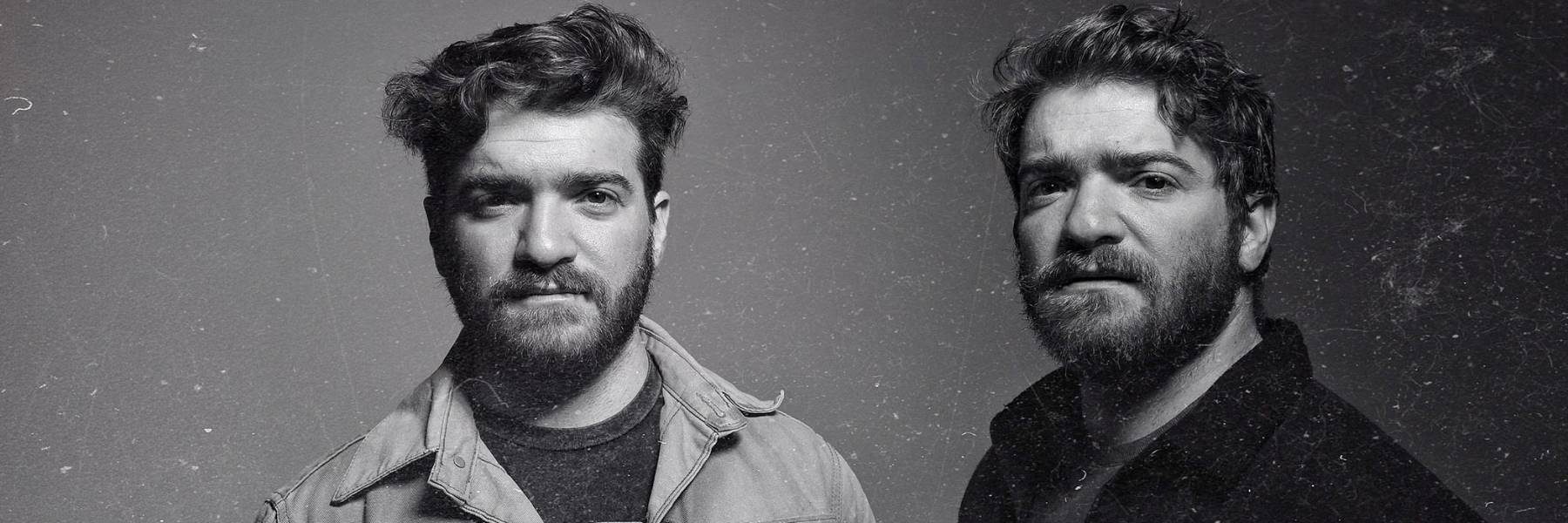 Black and white image of the Brother Brothers