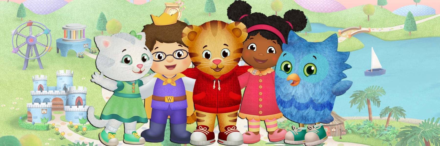 Daniel Tiger and friends cartoon graphic
