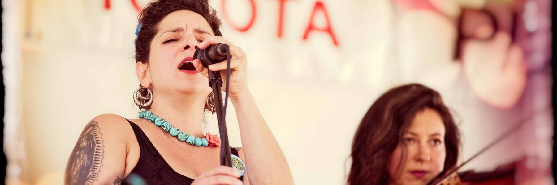 Image of Llorona singing