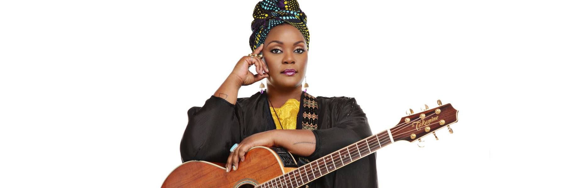 A web banner sized picture image of Kyshona for the Hult Center Podcast.